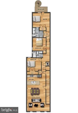 $4,200 | 726 Girard Street Northwest, Unit 2, Washington, DC 20001