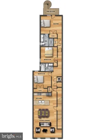 $4,200 | 726 Girard Street Northwest, Unit 2, Washington, DC 20001