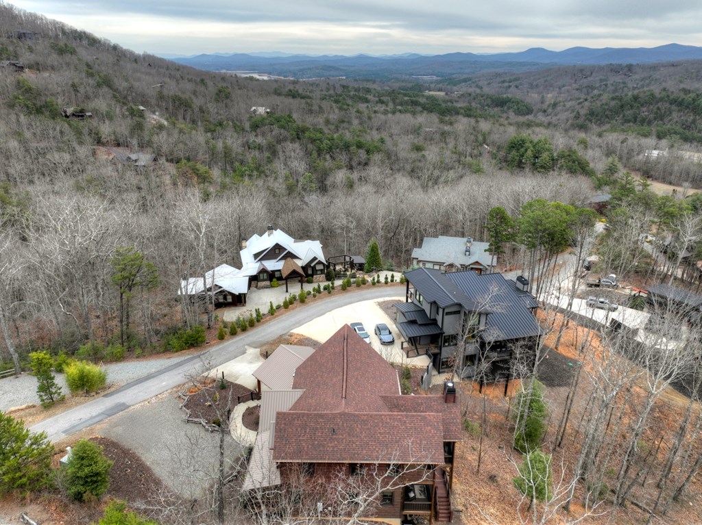 467 Deer Crest Road Blue Ridge, GA 30513 - Photo 65 of 79 an aerial view of a house with outdoor space