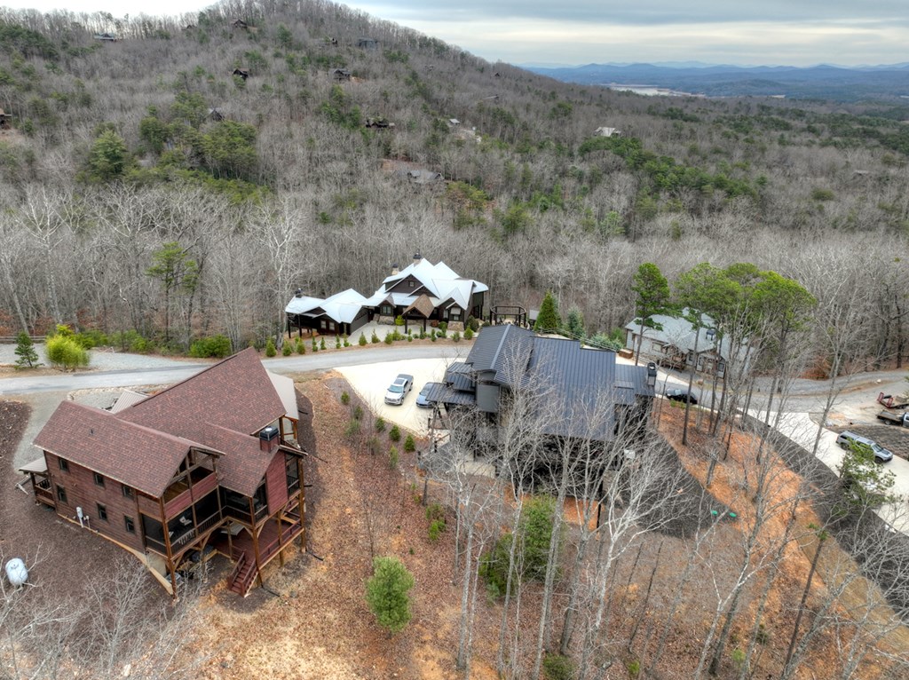 467 Deer Crest Road Blue Ridge, GA 30513 - Photo 66 of 79 an aerial view of a house with outdoor space