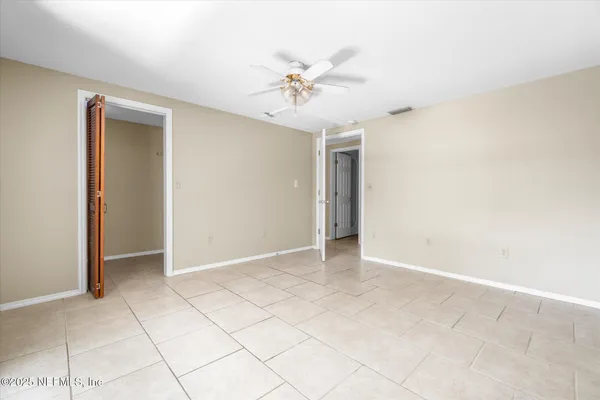 a view of an empty room