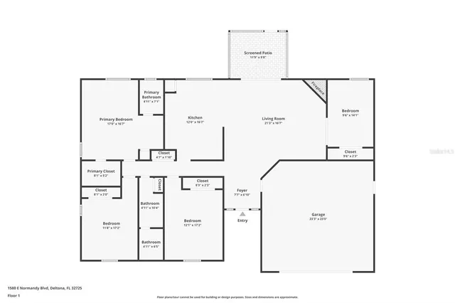 $310,000 | 1580 East Normandy Boulevard, Deltona, FL 32725