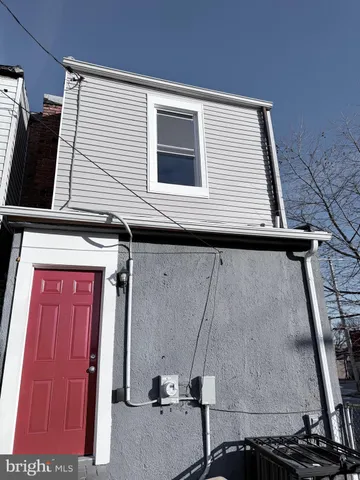 a view of a door of the house