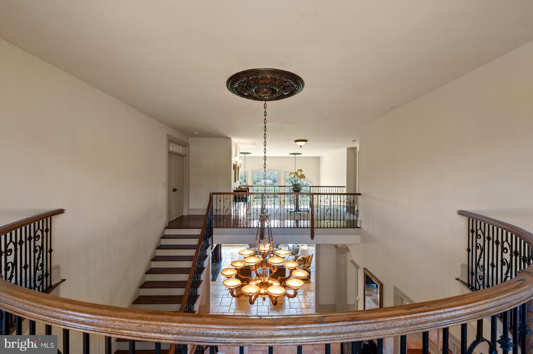 925 Drovers Lane Chester Springs, PA 19425 - Photo 48 of 96 a view of a living room and chandelier fan