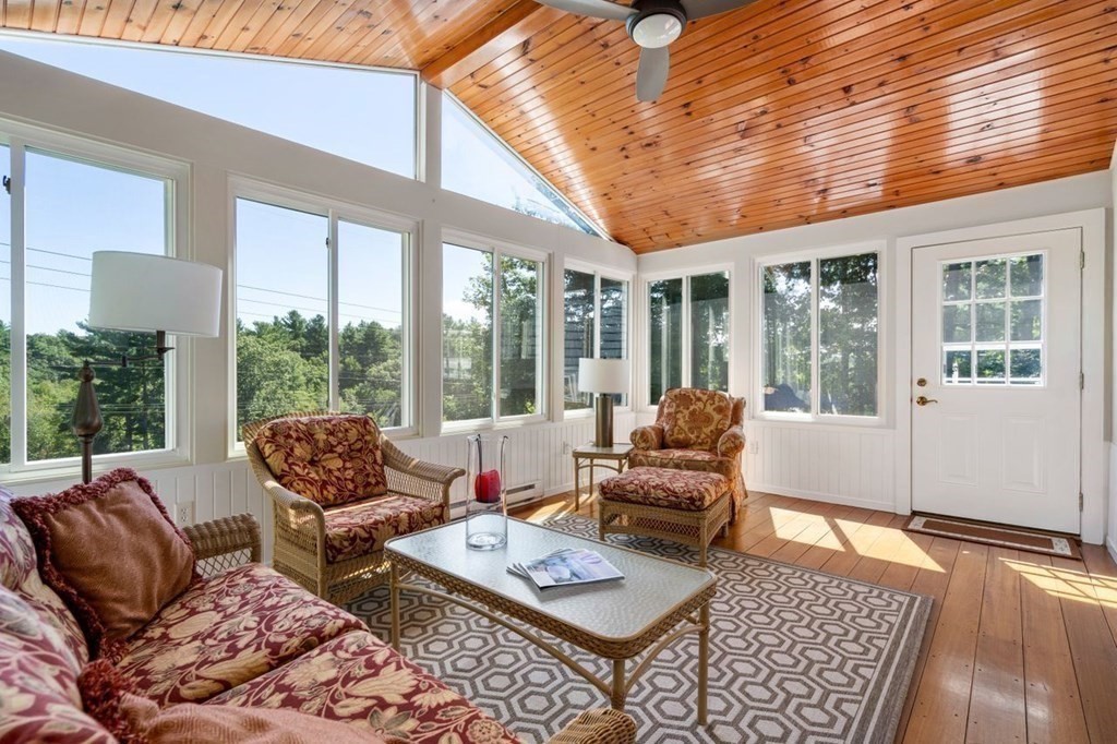 8 Oak Hill Road Wayland, MA 01778 - Photo 8 of 38 a living room with furniture and floor to ceiling windows