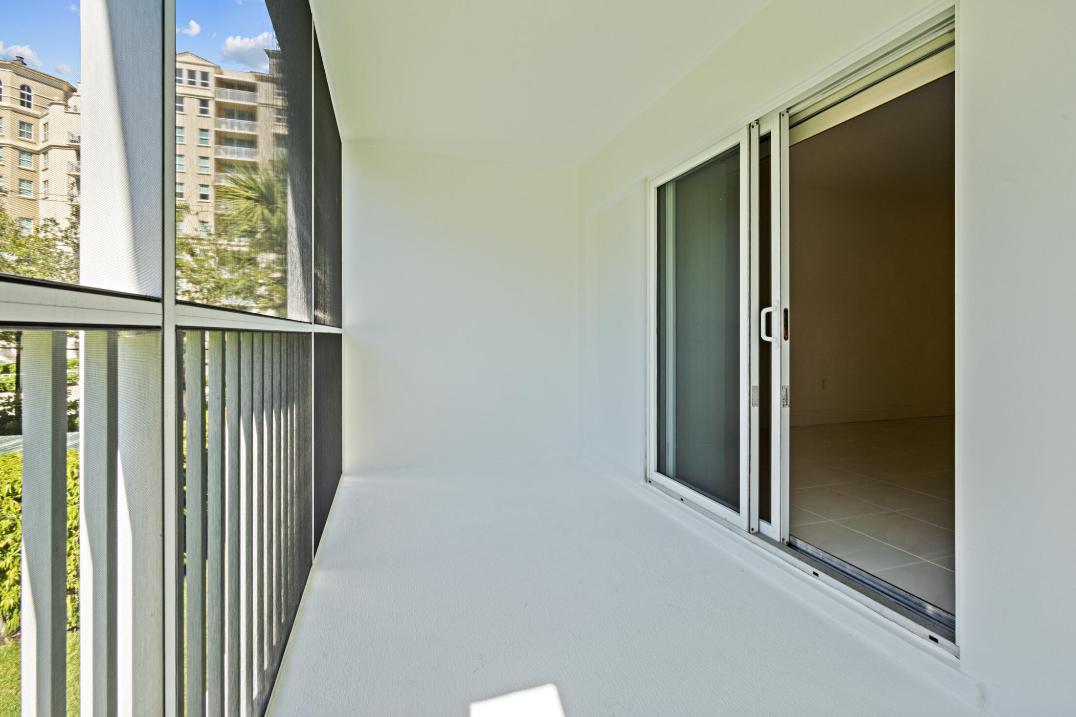 200 East Royal Palm Road, Unit 2110 Boca Raton, FL 33432 - Photo 24 of 36 Covered Patio with Hurricane Slider