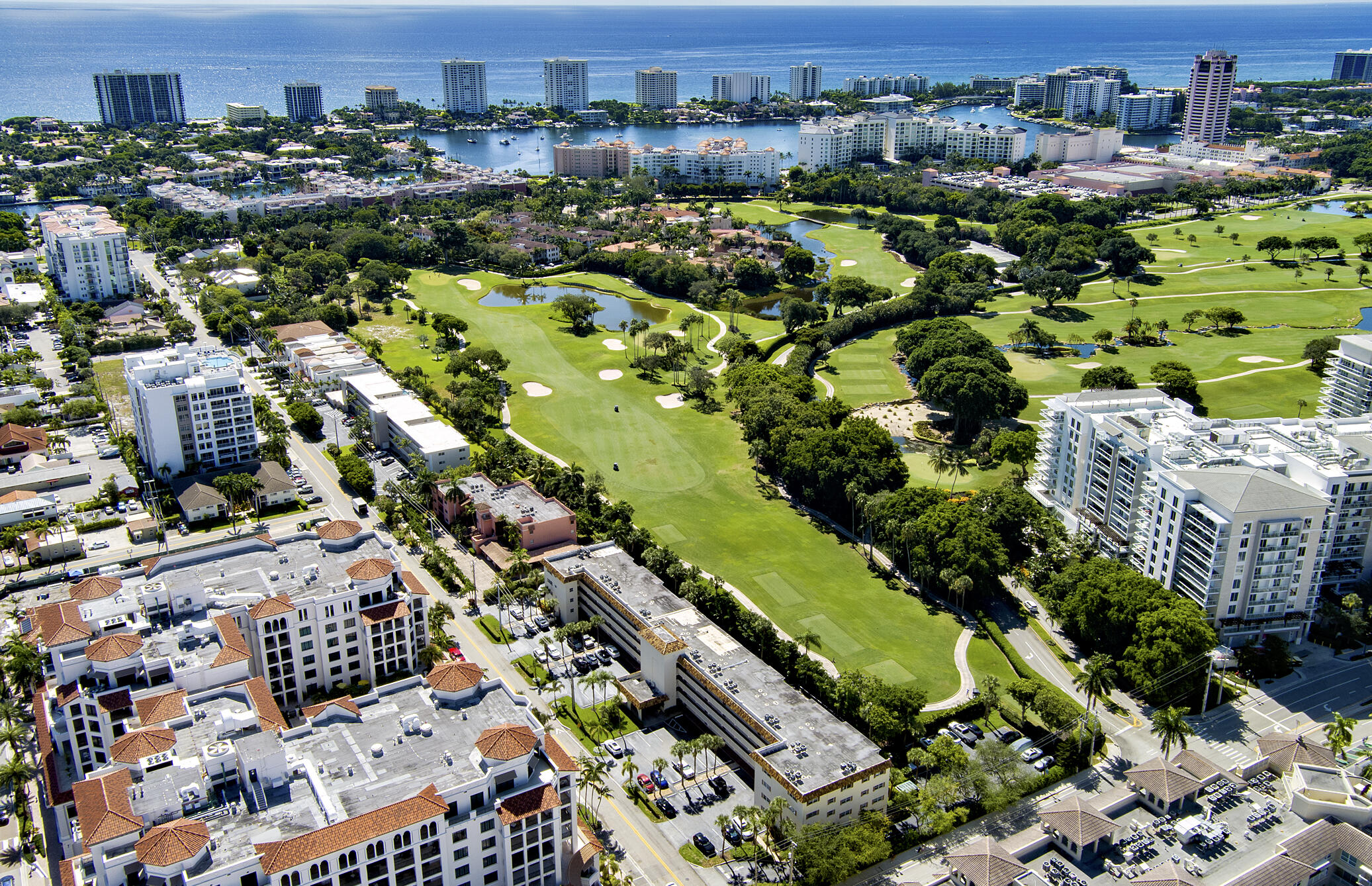 200 East Royal Palm Road, Unit 2110 Boca Raton, FL 33432 - Photo 26 of 36 East Aerial w/ Intracoastal