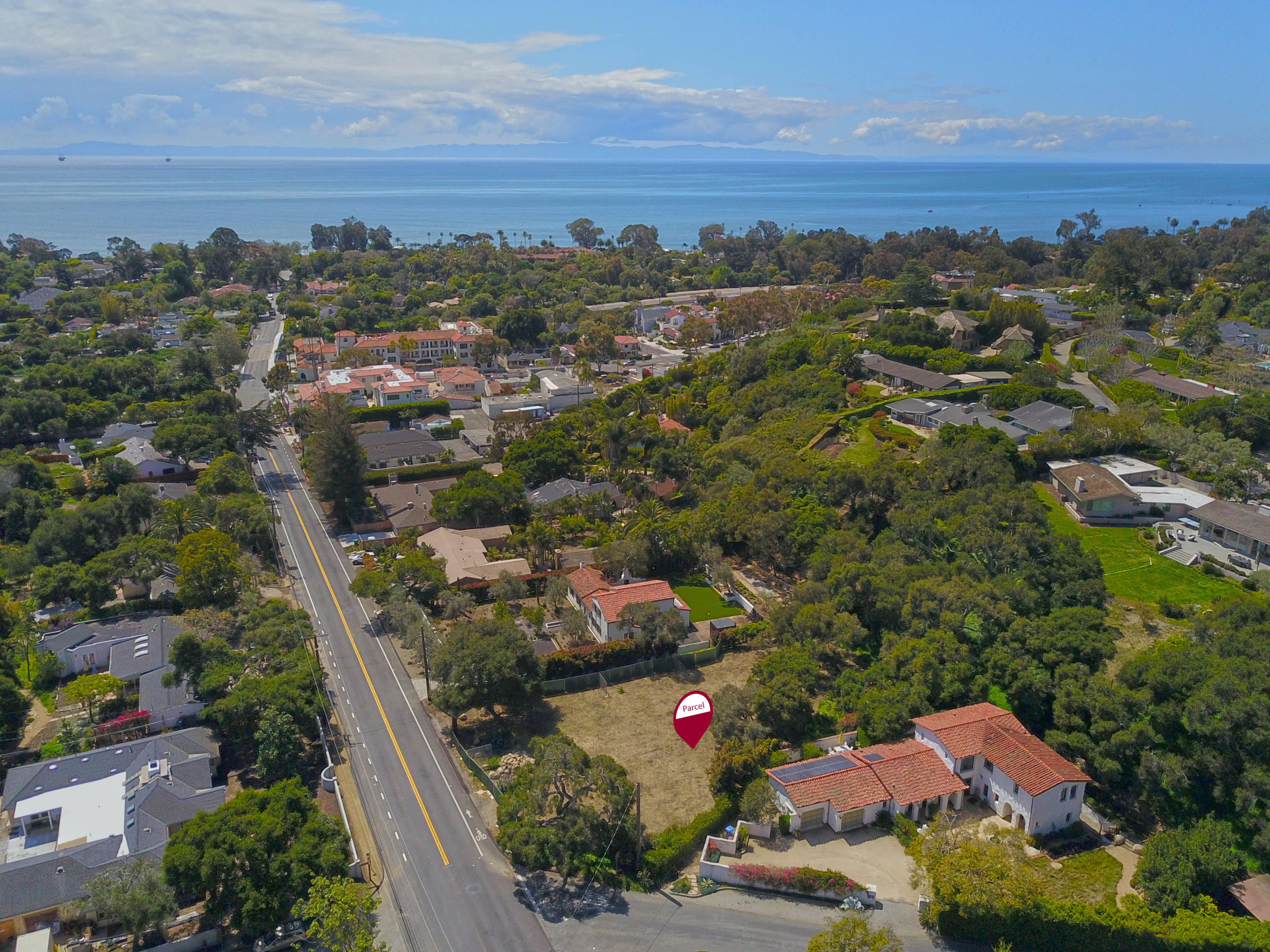 137 Olive Mill Road Montecito, CA 93108 - Photo 20 of 28 an aerial view of a city