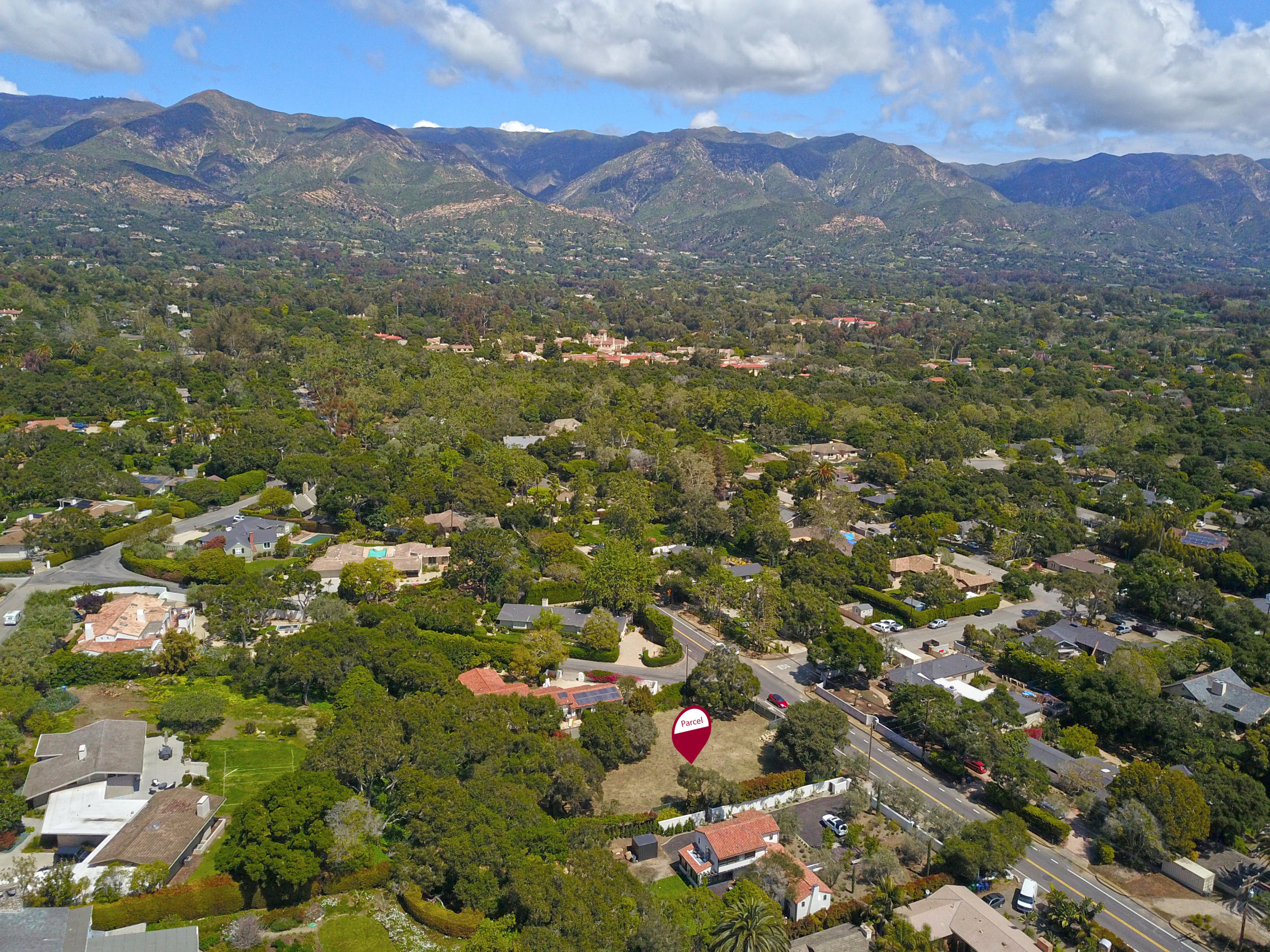 137 Olive Mill Road Montecito, CA 93108 - Photo 10 of 28 a view of a town with mountains in the background