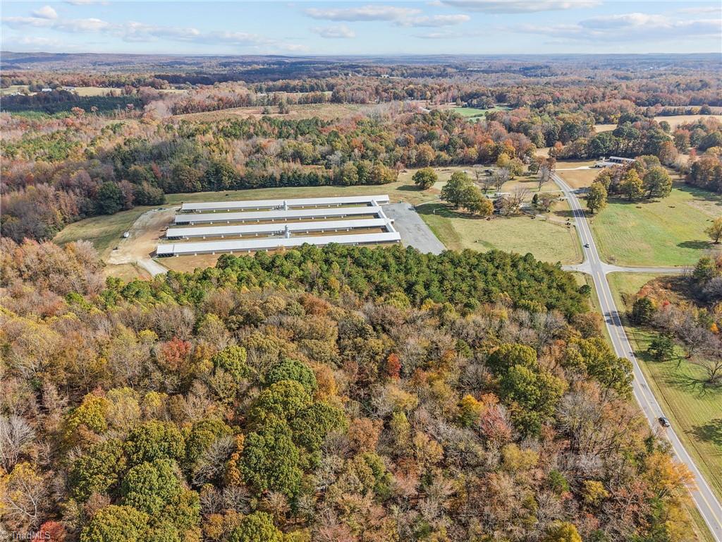 0 Timber Ridge Lake Road Liberty, NC 27298 - Photo 13 of 18 Aerial view of vacant land and farms. Lot lines and dimensions are approximate.