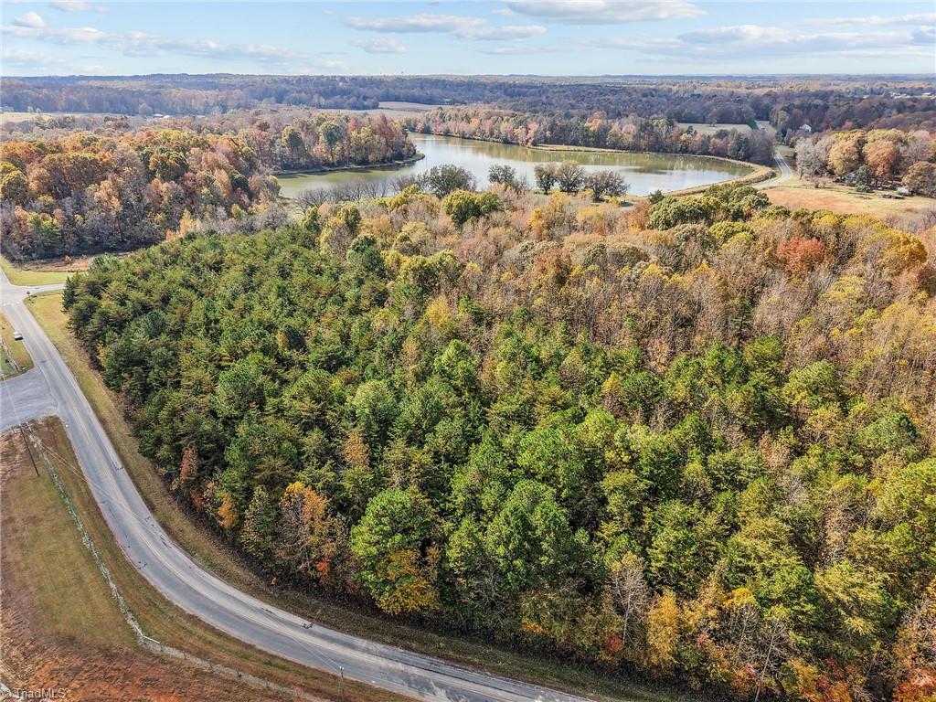 0 Timber Ridge Lake Road Liberty, NC 27298 - Photo 17 of 18 Aerial view of vacant land. Lot lines and dimensions are approximate.