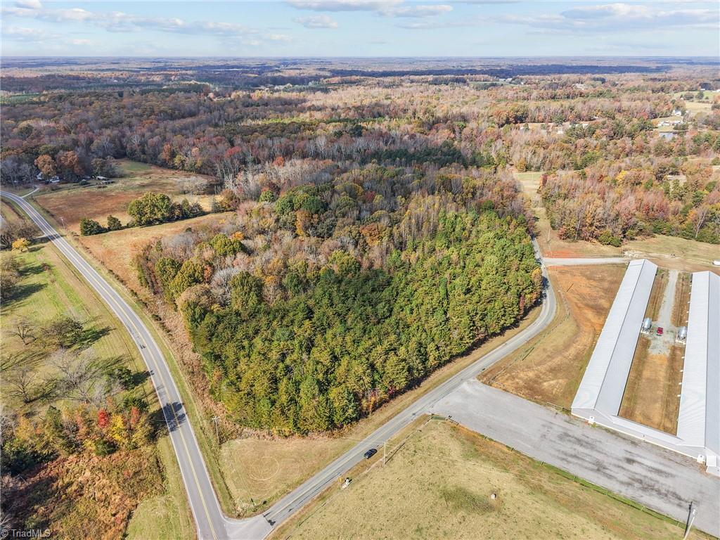 0 Timber Ridge Lake Road Liberty, NC 27298 - Photo 4 of 18 Aerial view of vacant land. Lot lines and dimensions are approximate.