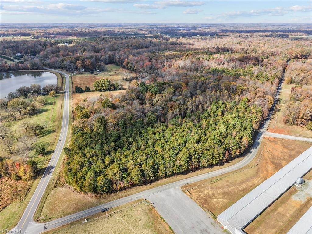 0 Timber Ridge Lake Road Liberty, NC 27298 - Photo 5 of 18 Aerial view of vacant land. Lot lines and dimensions are approximate.