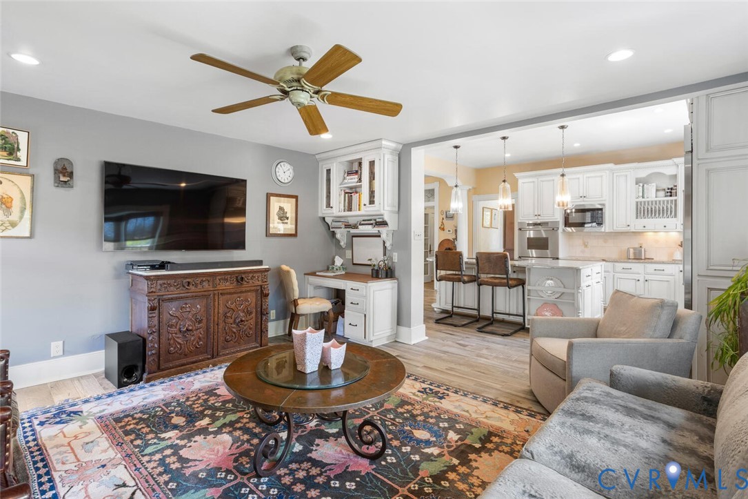 516 Mt Hermon Road Midlothian, VA 23112 - Photo 15 of 50 a living room with furniture and a flat screen tv