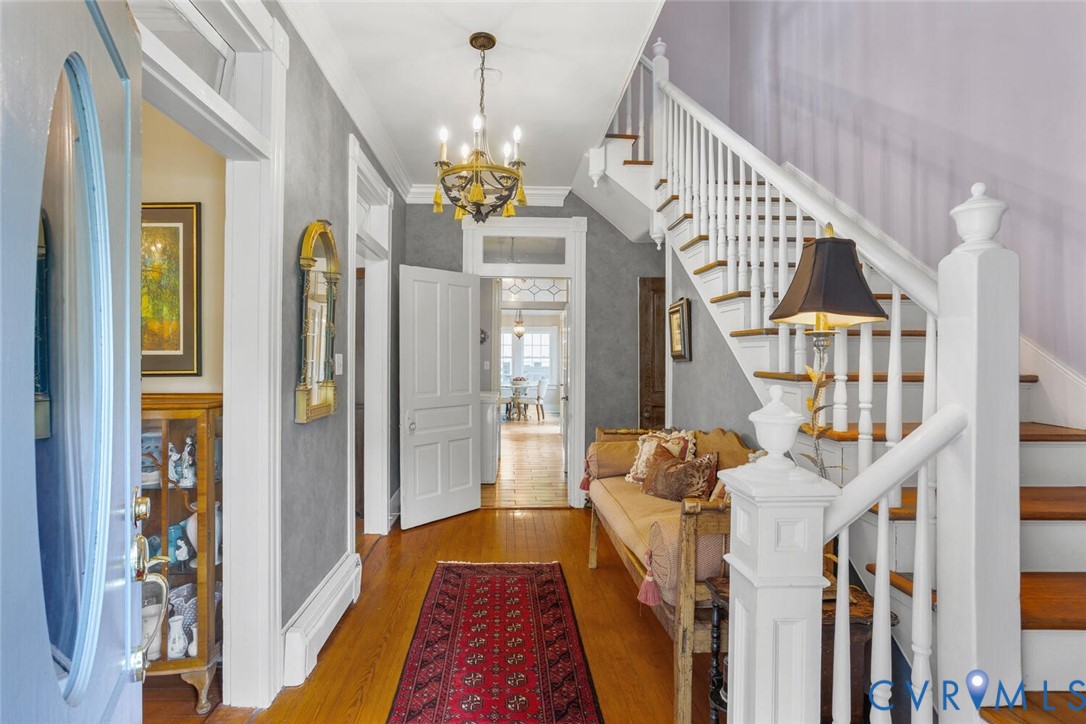 516 Mt Hermon Road Midlothian, VA 23112 - Photo 7 of 50 a view of stairs and the main door