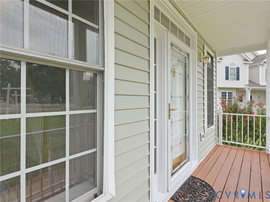 5707 Stephens Point Court Chester, VA 23831 - Photo 8 of 39 Covered Front Porch.