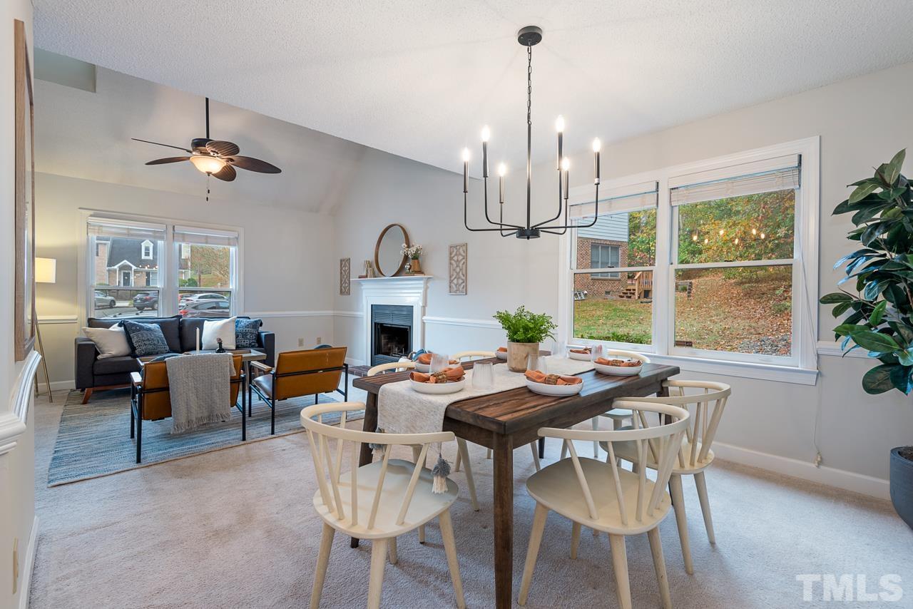 4109 Settlement Drive Durham, NC 27713 - Photo 8 of 31 a view of a dining room with furniture window and outside view