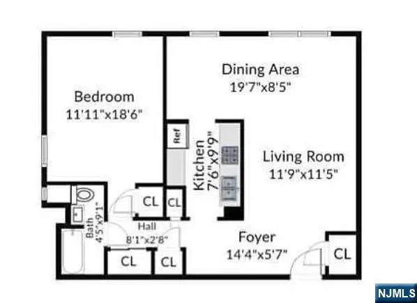 $2,300 | 2160 Center Avenue, Unit 4G, Fort Lee, NJ 07024