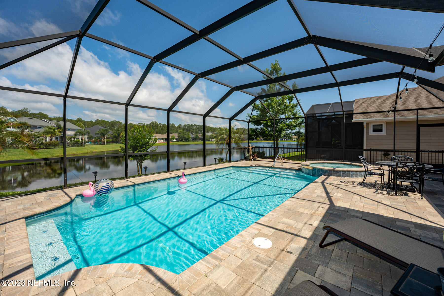 POOL WITH BEAUTIFUL LAKE VIEW