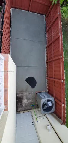 a view of a lake with a city