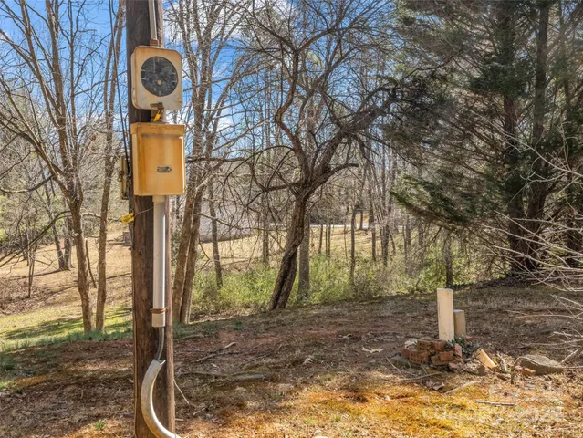 a view of yard covered with snow
