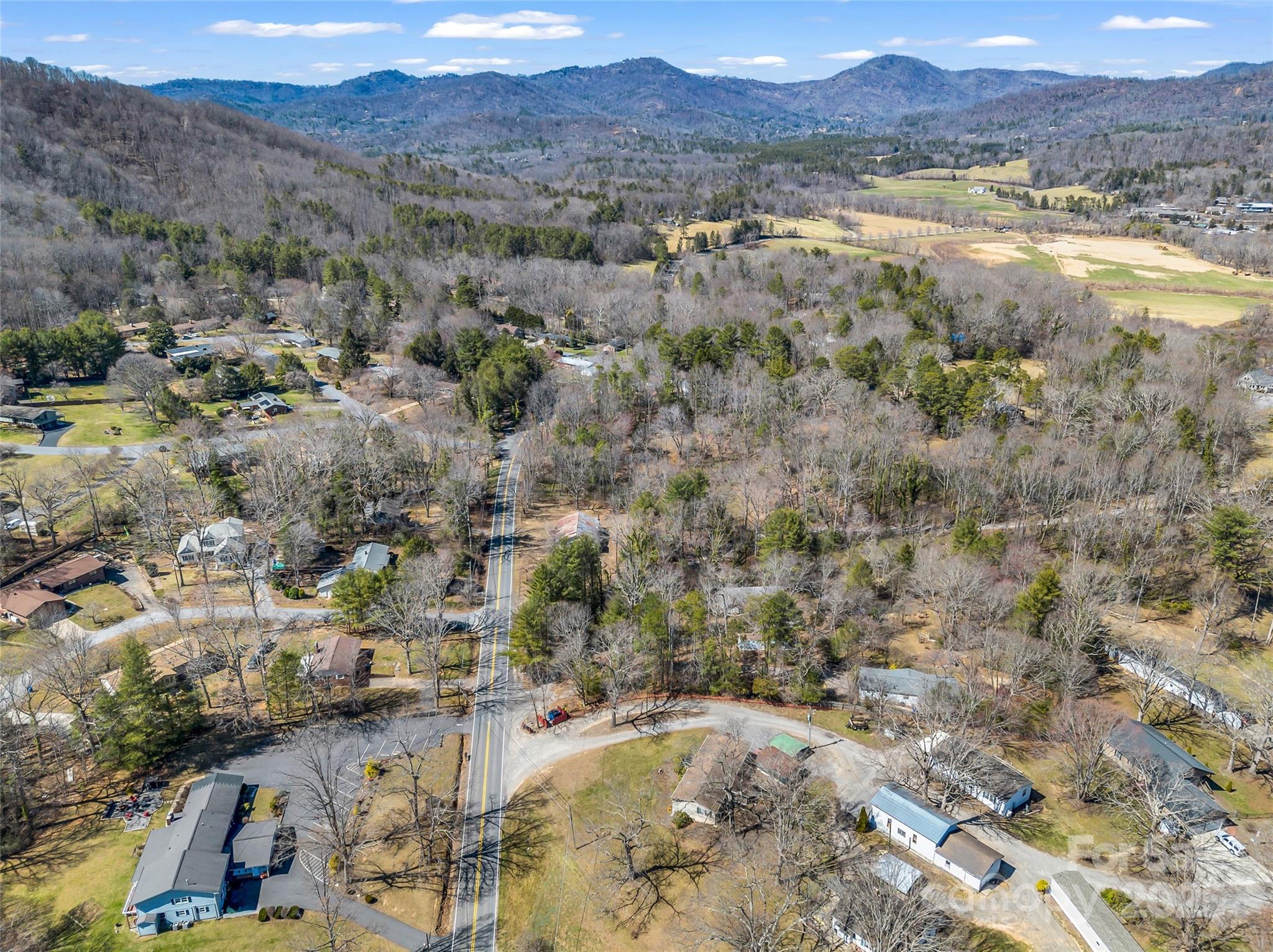 156 Warren Wilson Road Swannanoa, NC 28778 - Photo 25 of 38 an aerial view of residential house and outdoor space