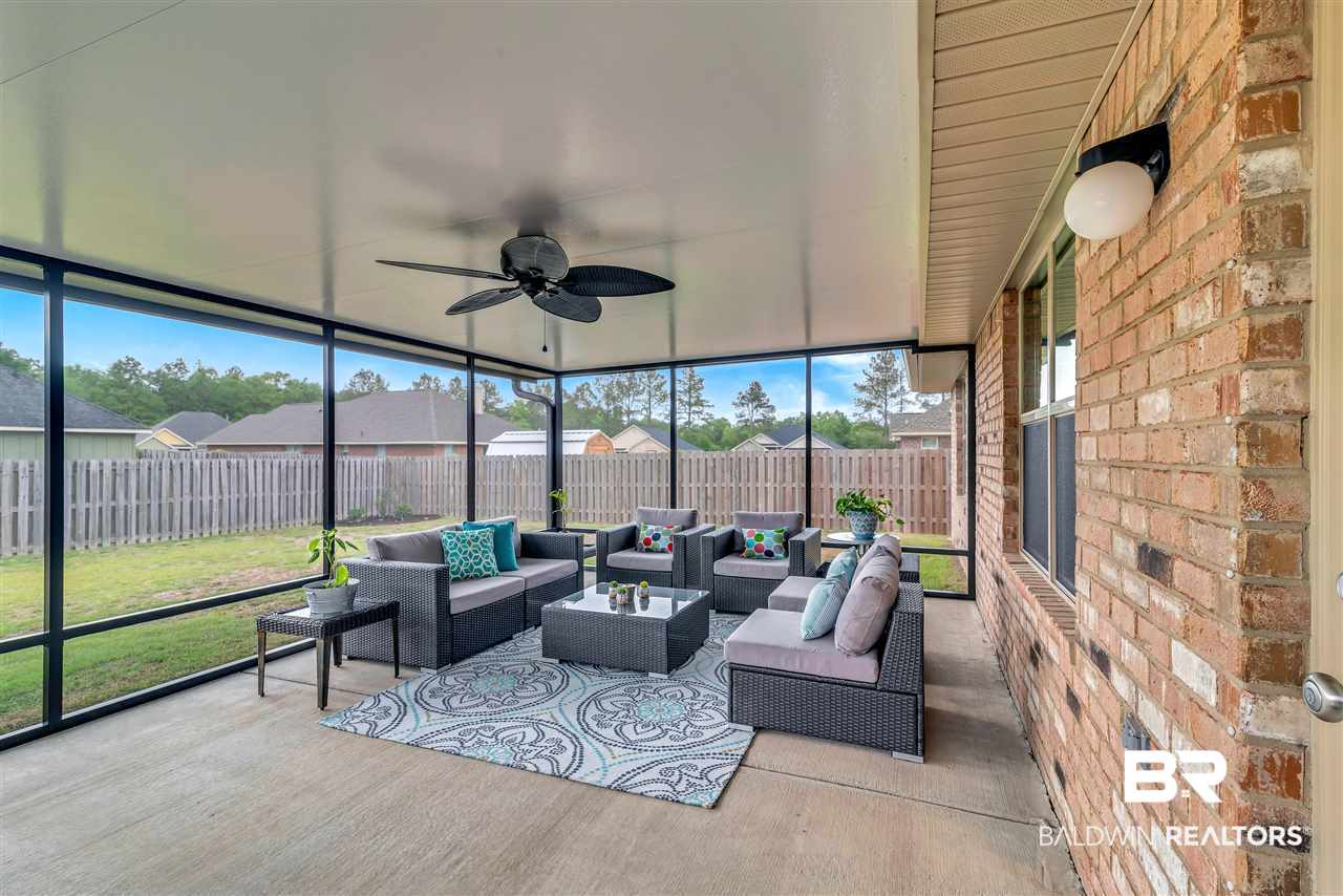 22176 Garland Loop Silverhill, AL 36576 - Photo 27 of 31 Screened patio view #2