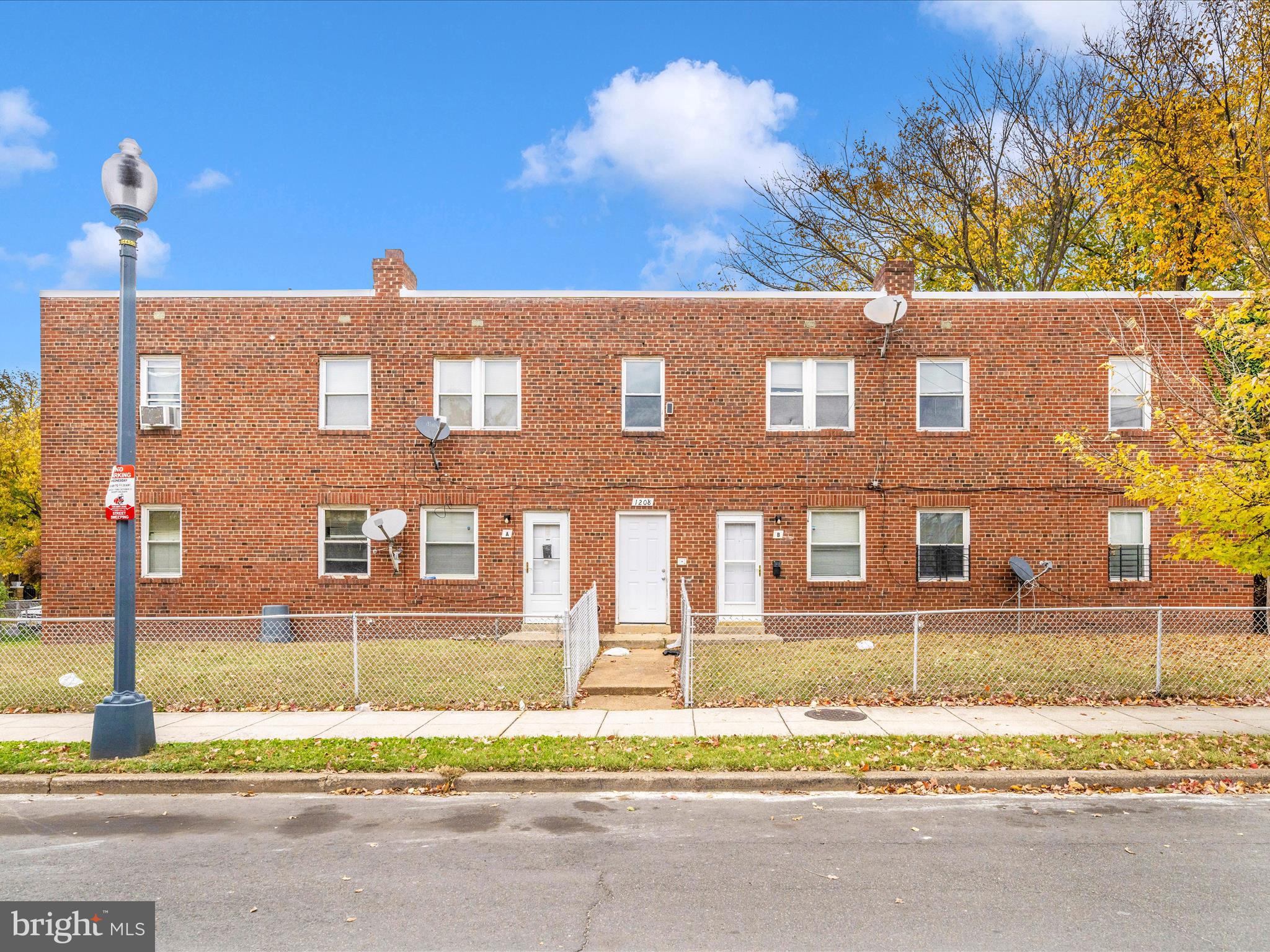 1208 Raum Street Northeast Washington, DC 20002 - Photo 1 of 15 a front view of a house
