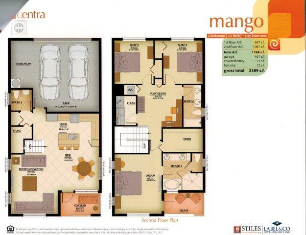 1410 Northwest 48th Lane Boca Raton, FL 33431 - Photo 78 of 78 Mango Floor Plan