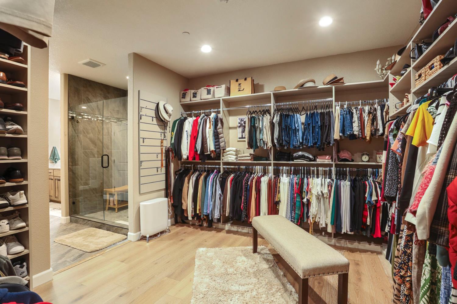 23346 Frederick Road Ripon, CA 95366 - Photo 63 of 96 a view of walk in closet with clothes and shoes