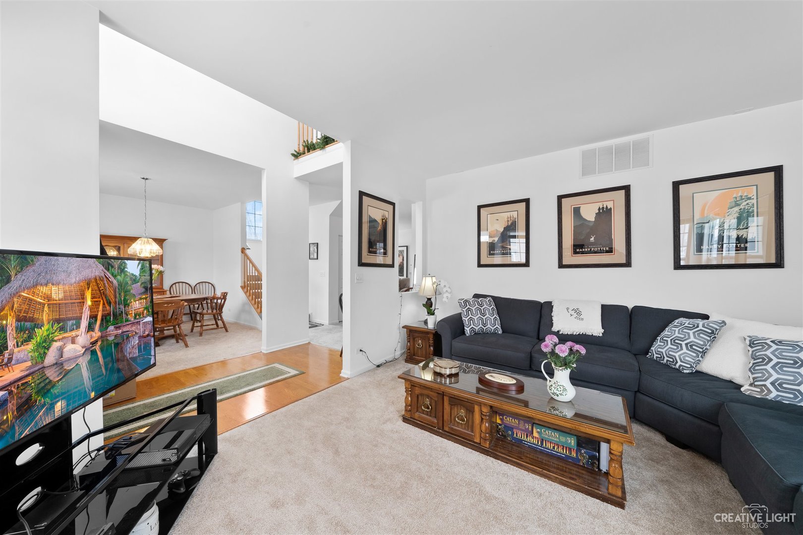 176b Brompton Lane, Unit A Sugar Grove, IL 60554 - Photo 3 of 17 a living room with furniture and wooden floor