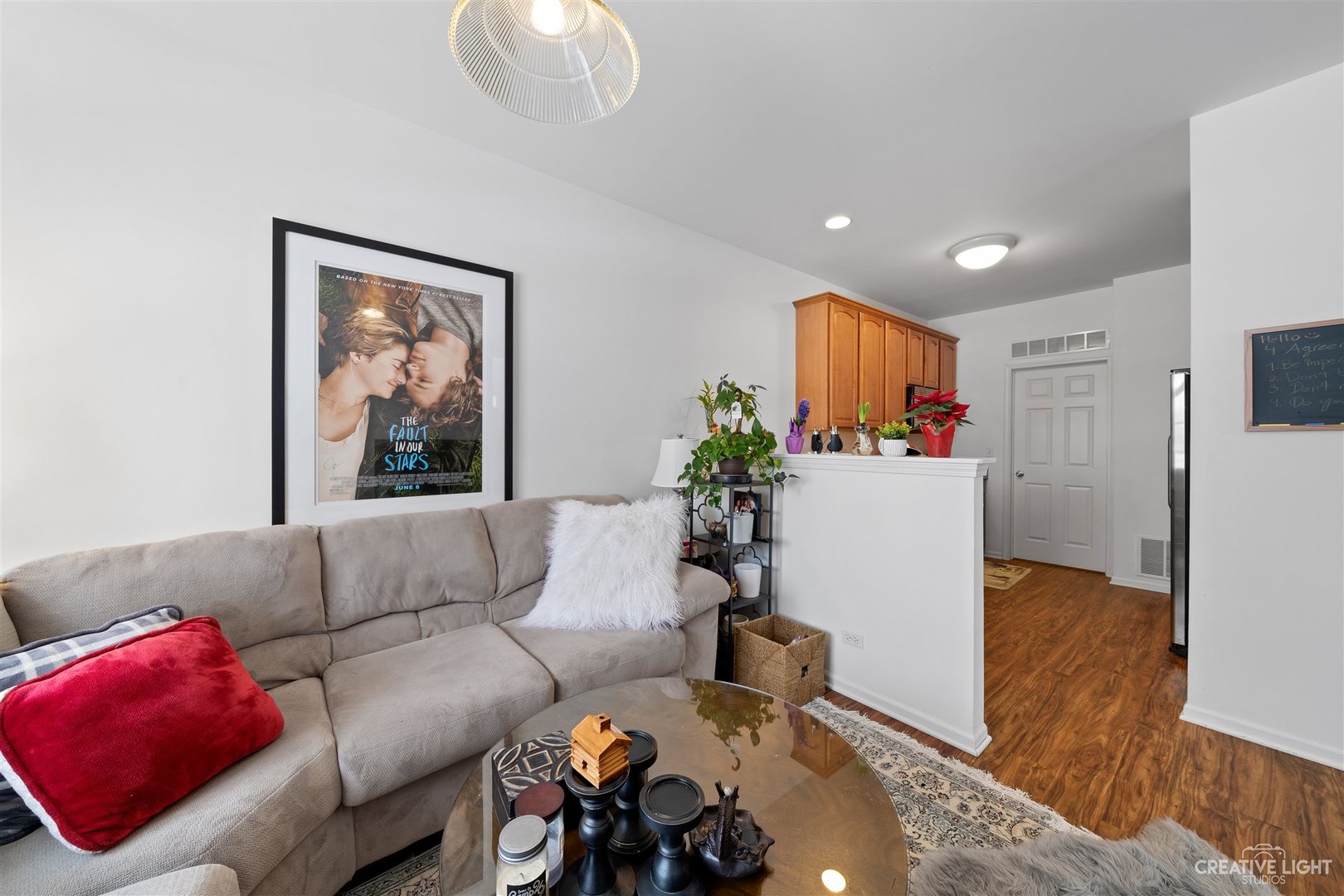 176b Brompton Lane, Unit A Sugar Grove, IL 60554 - Photo 7 of 17 a living room with furniture and a wooden floor