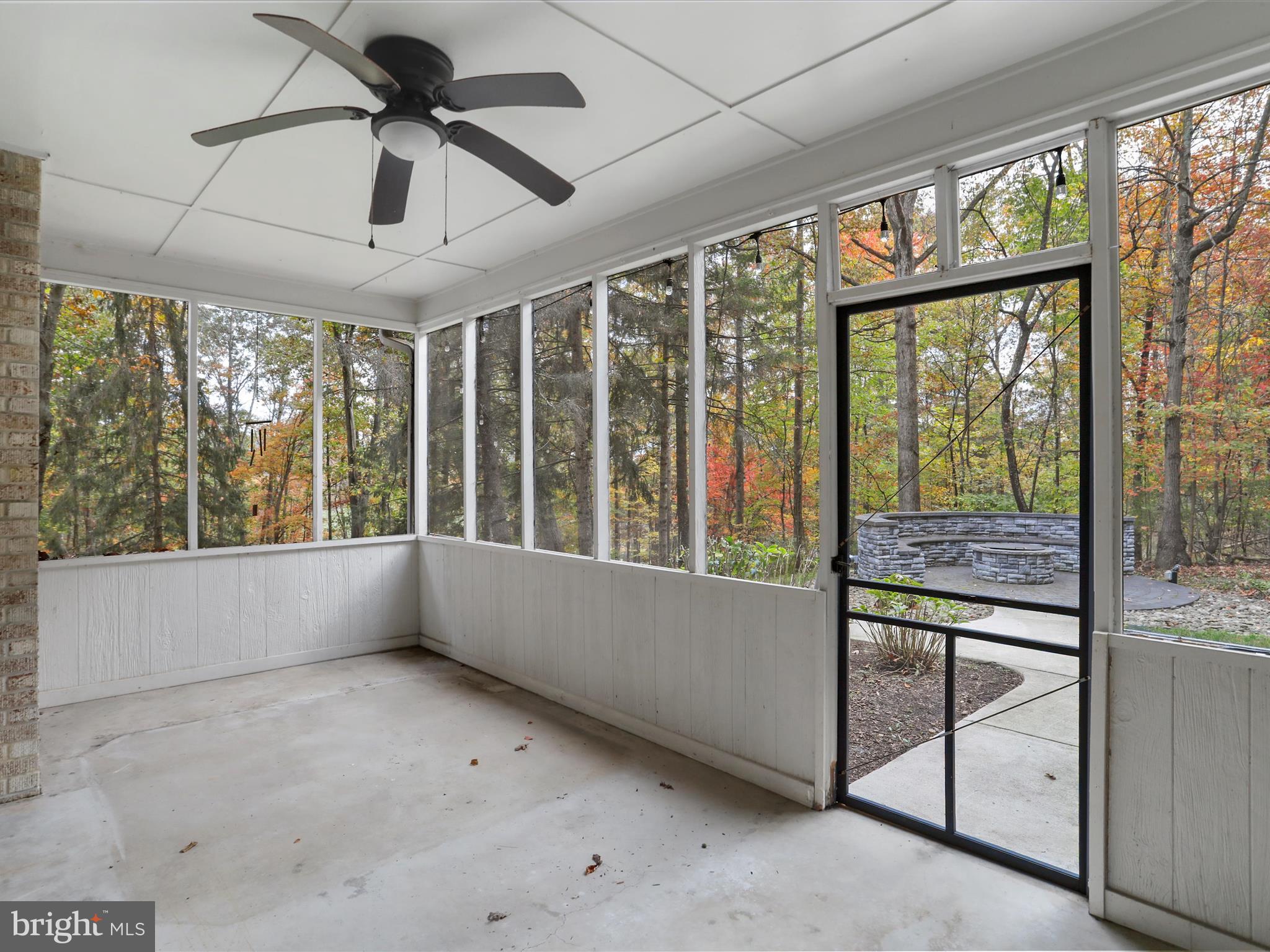 5545 Thompson Road Needmore, PA 17238 - Photo 26 of 54 Screened in porch overlooking firepit