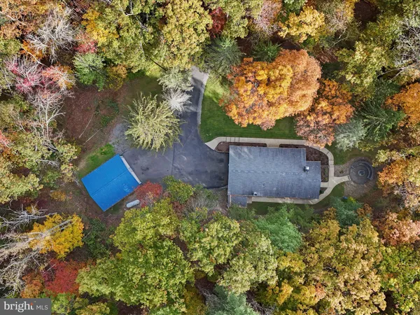 a view of an outdoor space and a mountain view