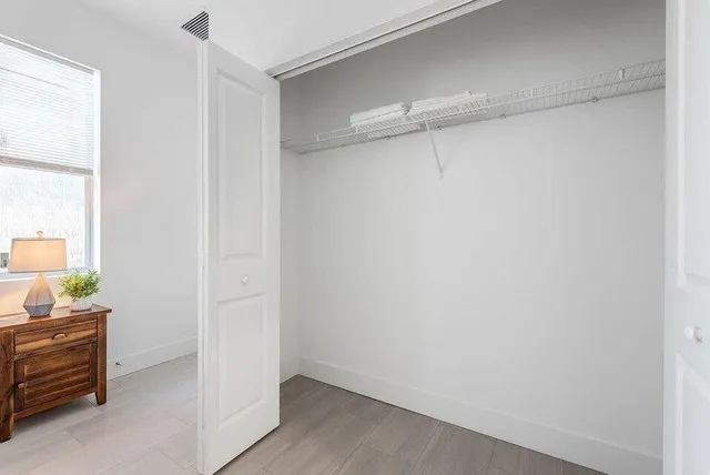 a very nice looking room with a wooden floor