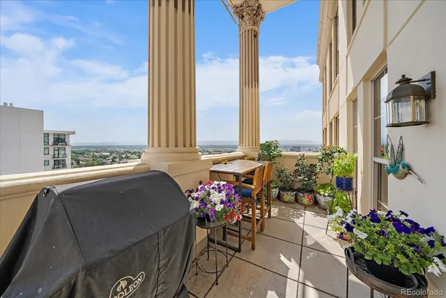 a outdoor view with sitting space