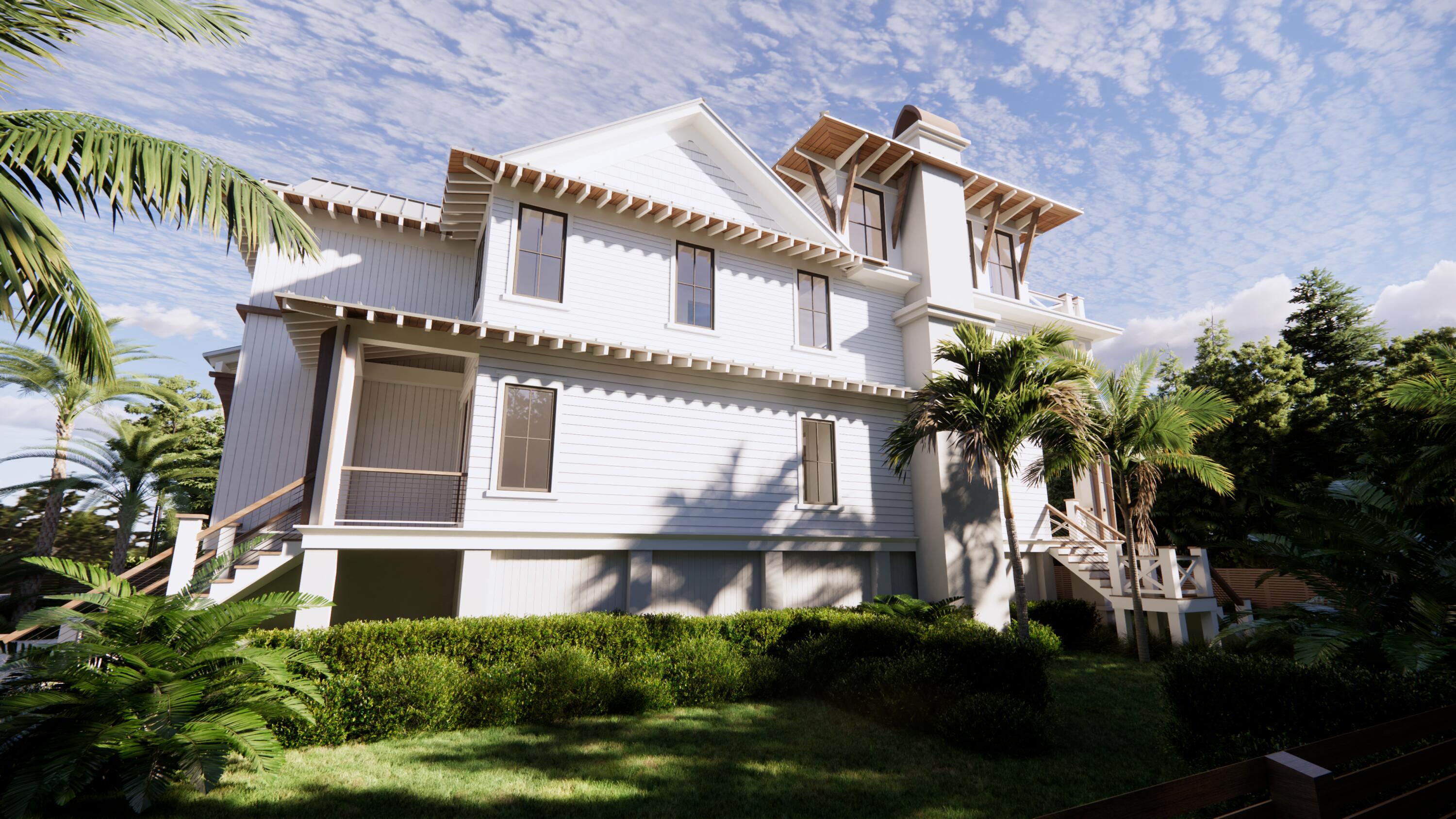 3802 Cameron Boulevard Isle of Palms, SC 29451 - Photo 53 of 58 3802 CAMERON RIGHT ELEVATION 02