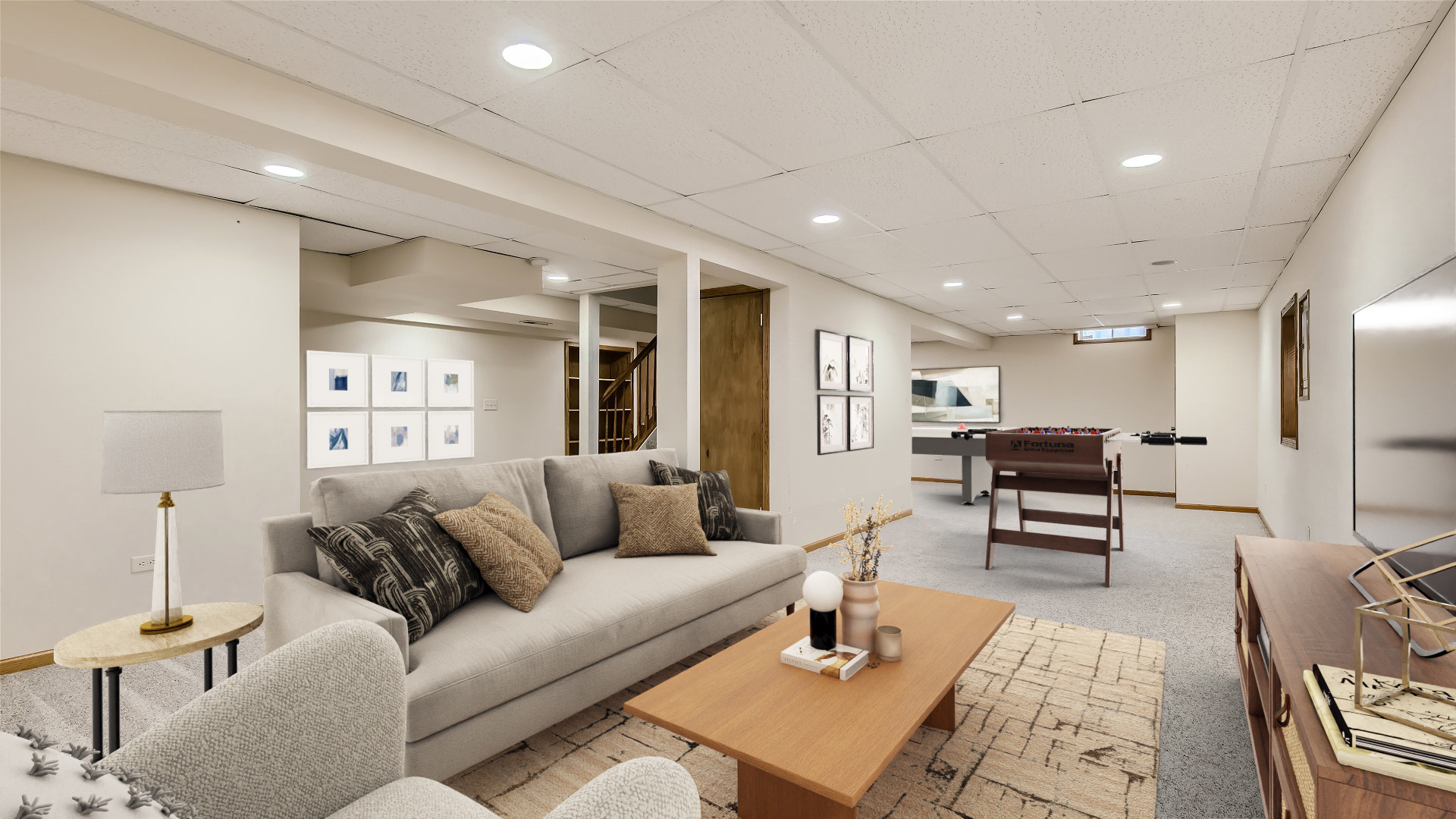 1223 Sumac Trail Hoffman Estates, IL 60192 - Photo 12 of 28 a living room with furniture and wooden floor