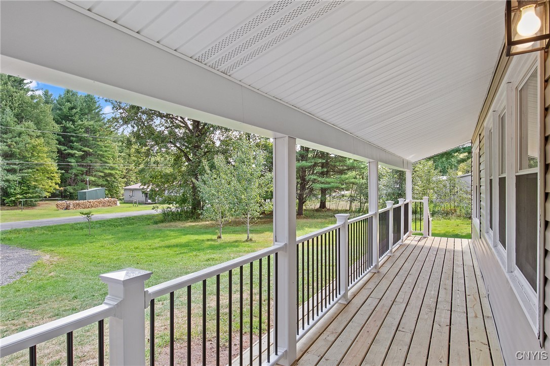 111 Dutch Road West Monroe, NY 13036 - Photo 3 of 30 The view from the new front porch gives a tiny pee