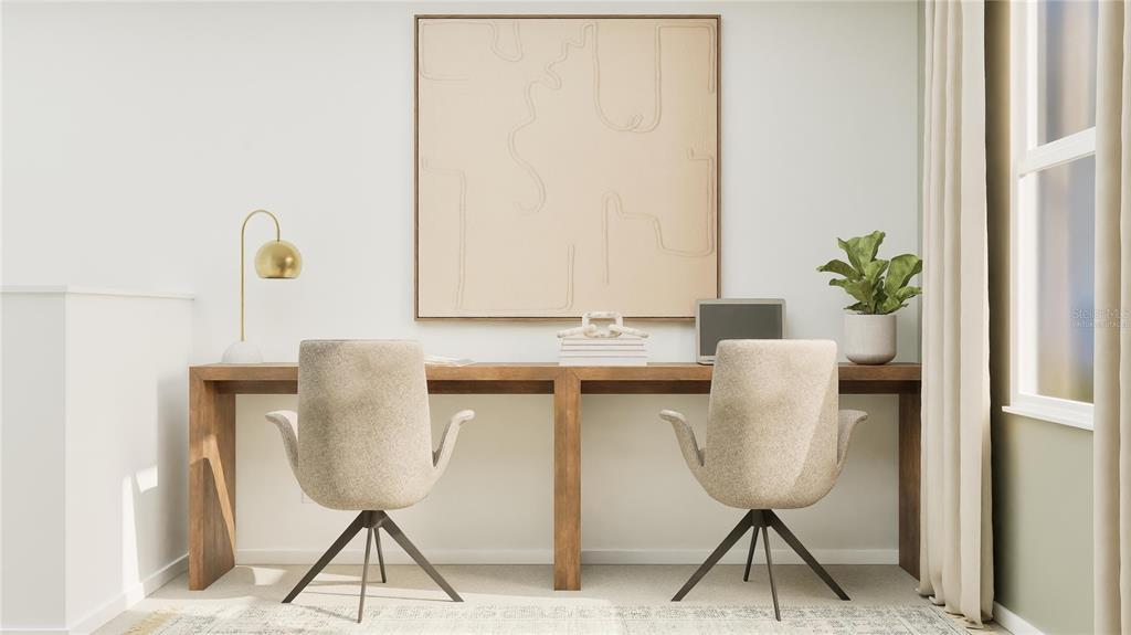 5198 Clay Whaley Road St. Cloud, FL 34772 - Photo 10 of 25 a workspace with furniture and a potted plant