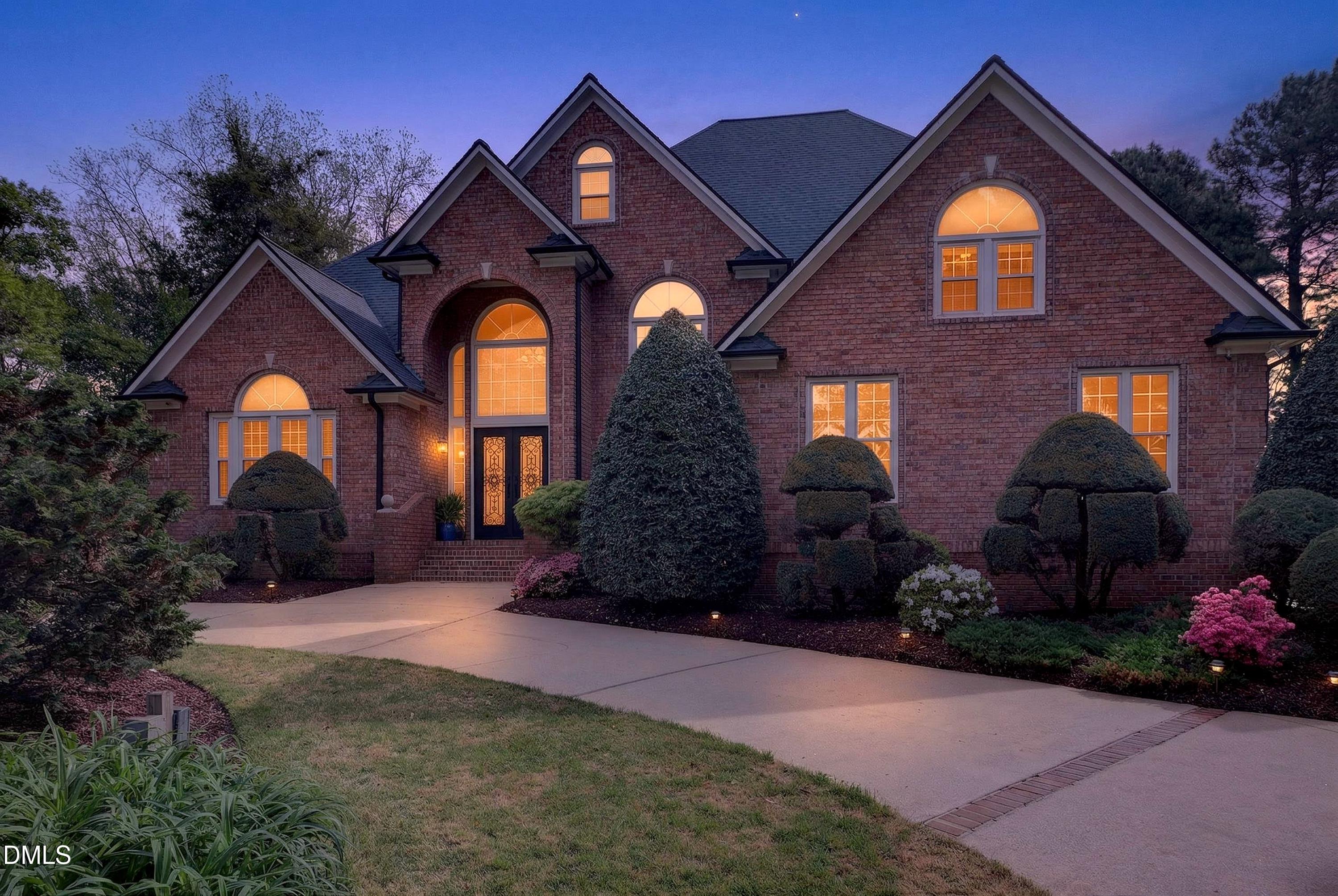 2217 Moss Point Lane Raleigh, NC 27606 - Photo 29 of 70 Front Photo Twilight