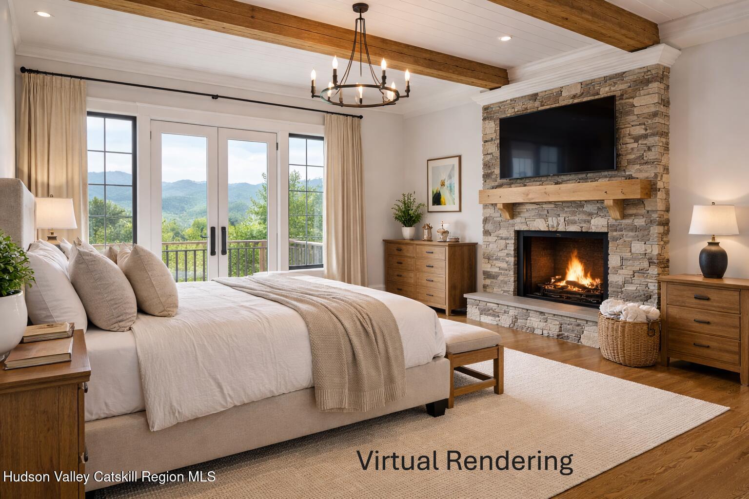 172 Hank Oliver Road Prattsville, NY 12468 - Photo 15 of 30 Tait Primary Bedroom Rendering