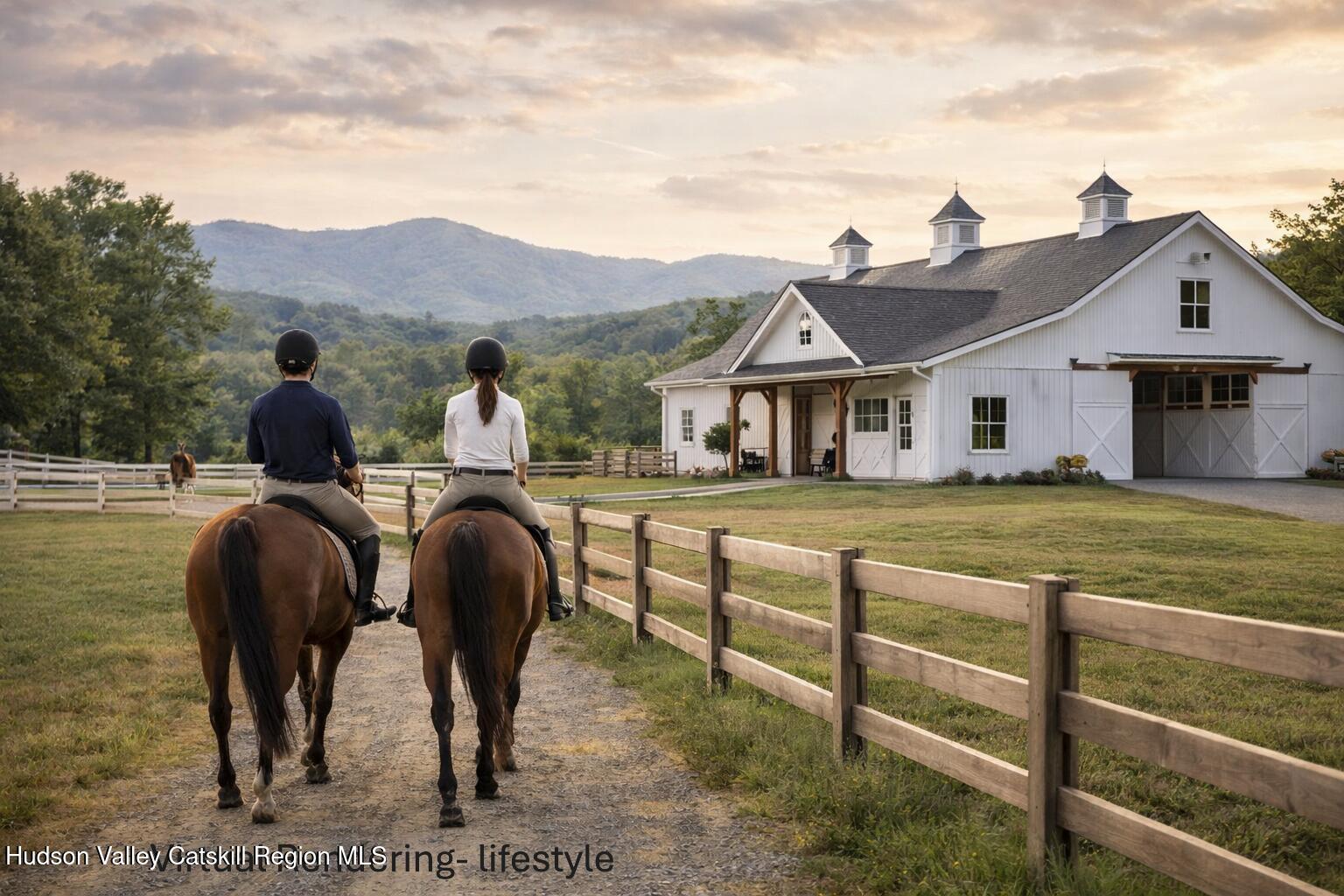 172 Hank Oliver Road Prattsville, NY 12468 - Photo 18 of 30 Tait horse barn riders rendering