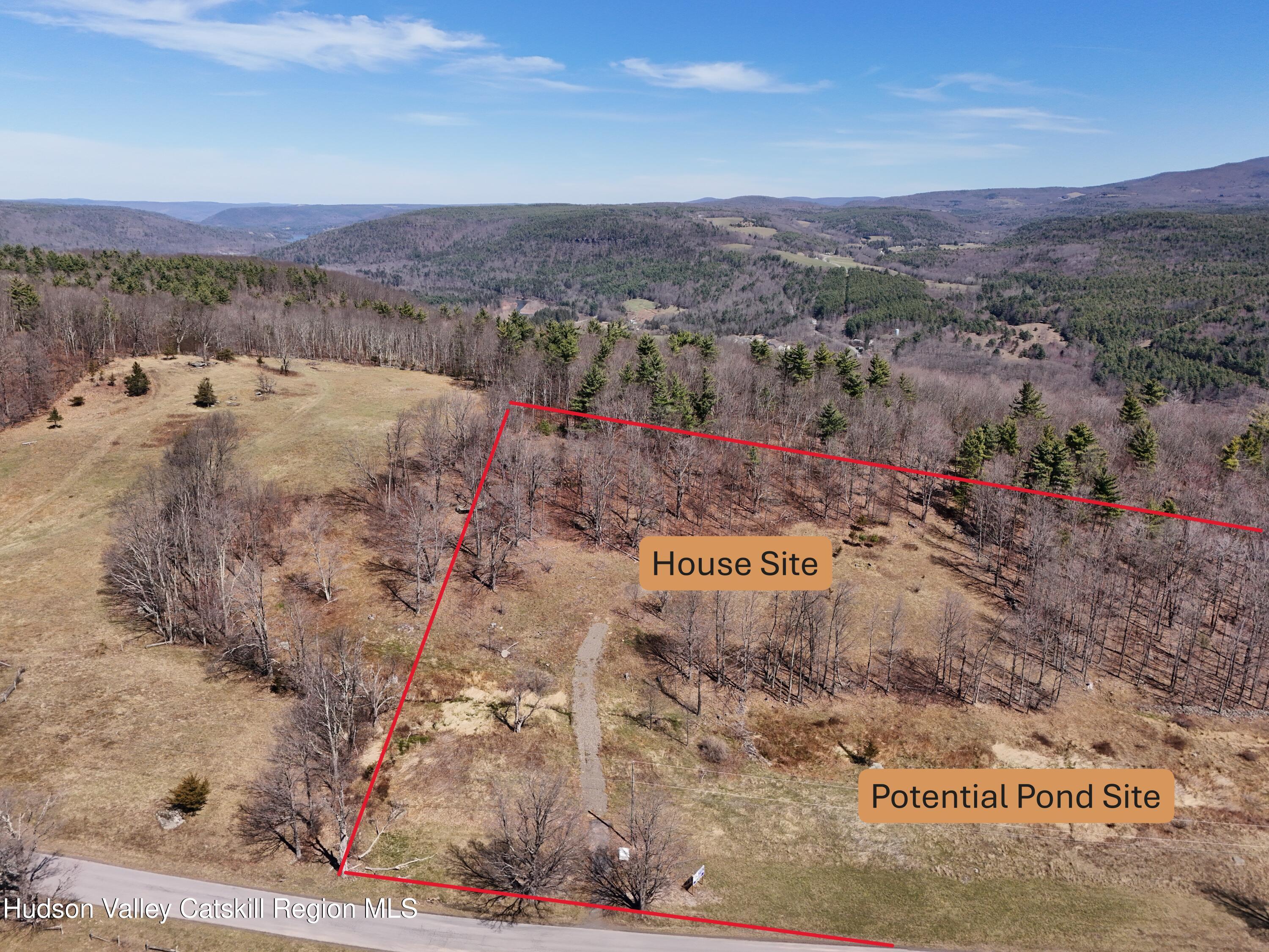 172 Hank Oliver Road Prattsville, NY 12468 - Photo 7 of 27 a view of a dry yard with mountains
