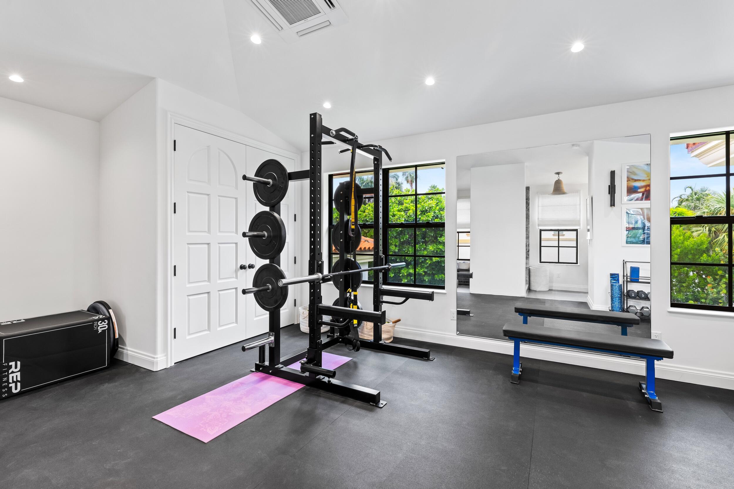 210 Wells Road Palm Beach, FL 33480 - Photo 41 of 65 Guest House Gym