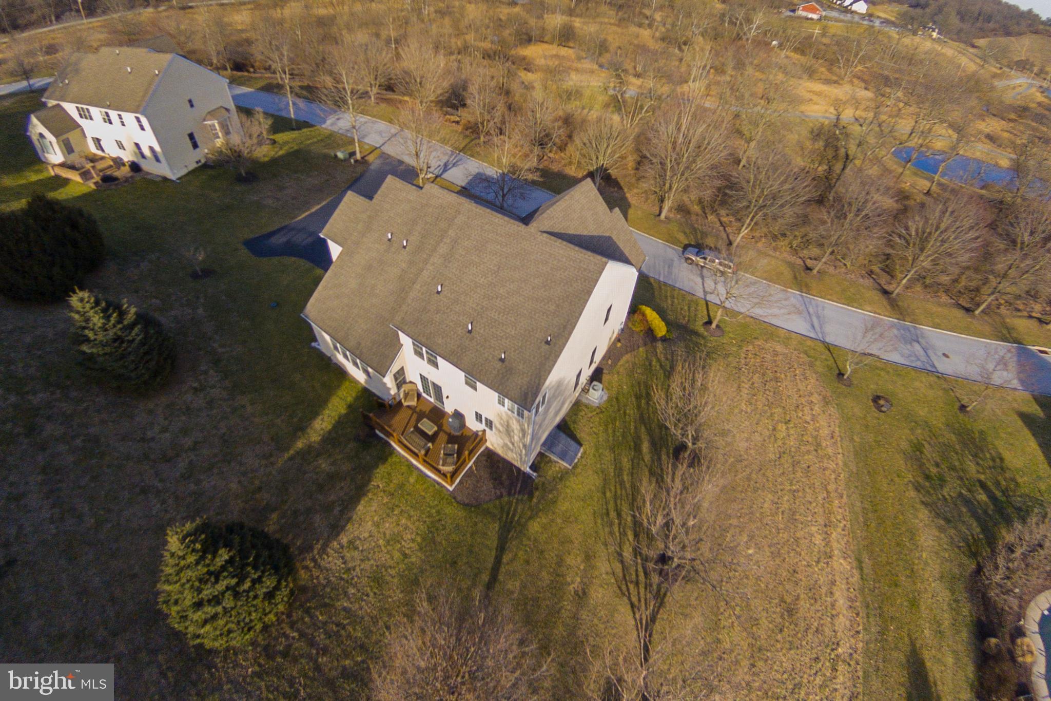 816 Shadebrush Ridge Road West Chester, PA 19382 - Photo 41 of 44 an aerial view of a house with a yard