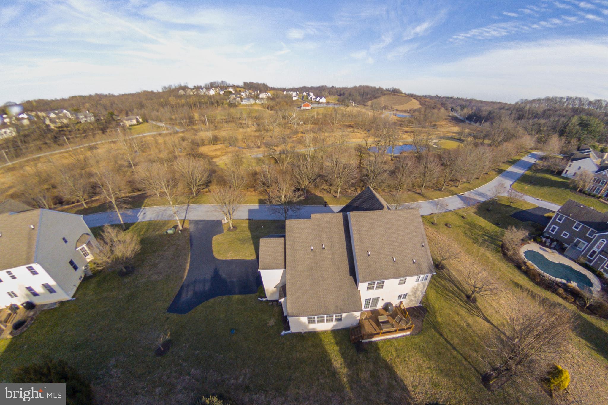 816 Shadebrush Ridge Road West Chester, PA 19382 - Photo 43 of 44 an aerial view of a house with a lake view