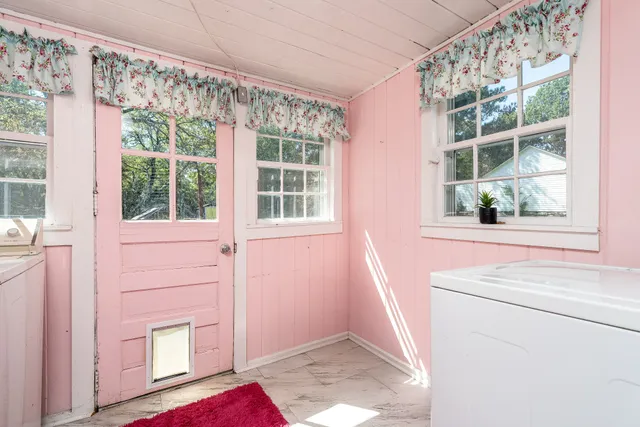 a view of front door