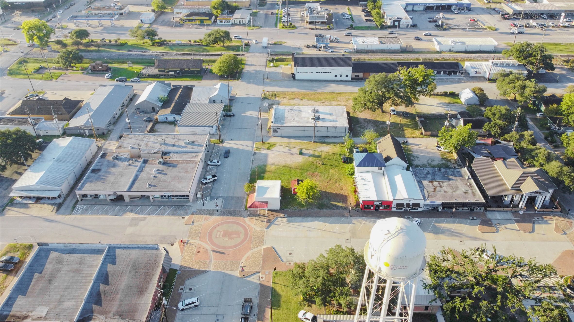 5705 2nd Street Katy, TX 77493 - Photo 6 of 10 an aerial view of residential houses with outdoor space