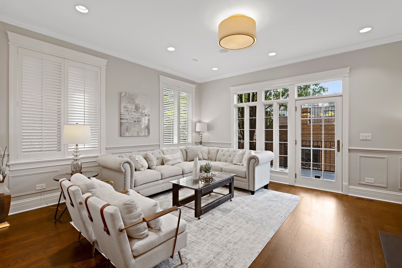 1445 West Wolfram Street Chicago, IL 60657 - Photo 22 of 69 a living room with furniture and a large window